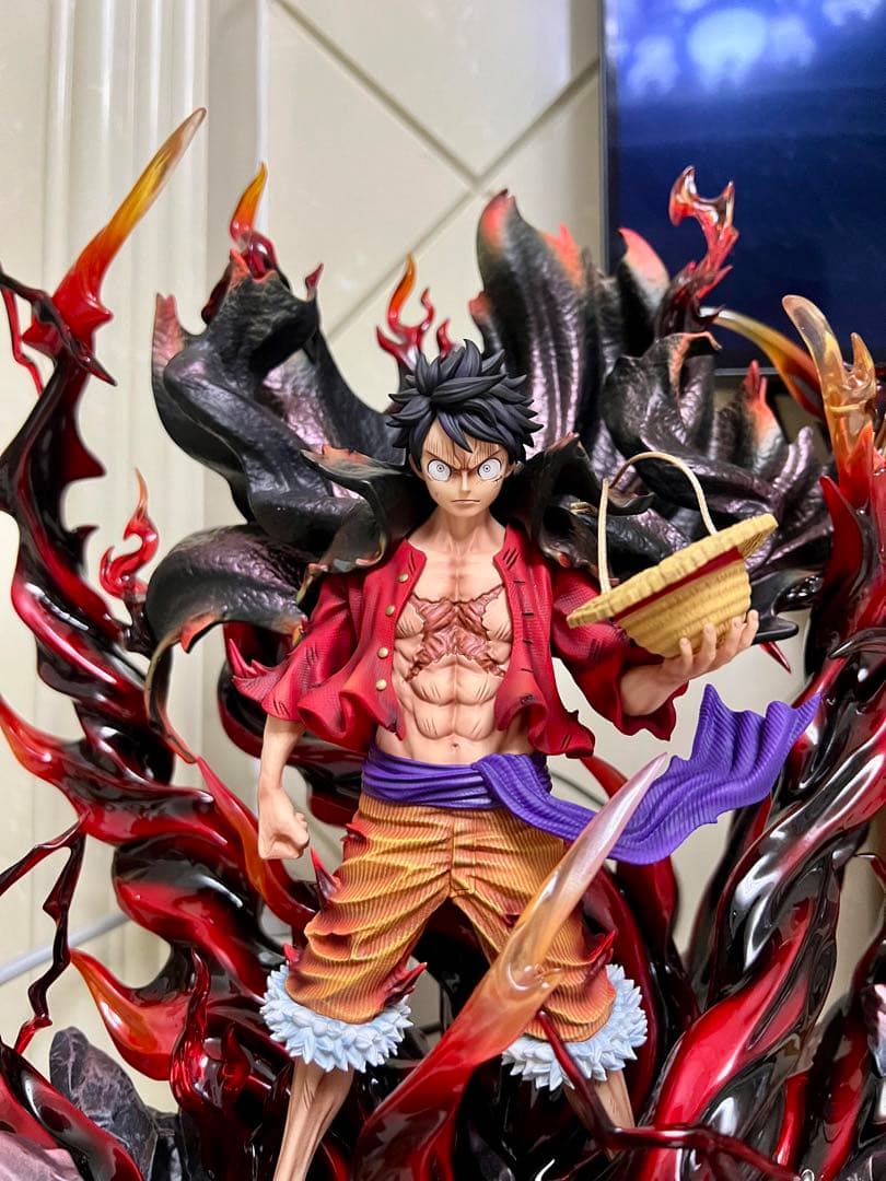 ワンピース ルフィ スタチュー 炎エフェクト