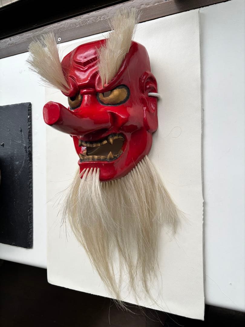 能面　神楽面　面　作家物　民芸