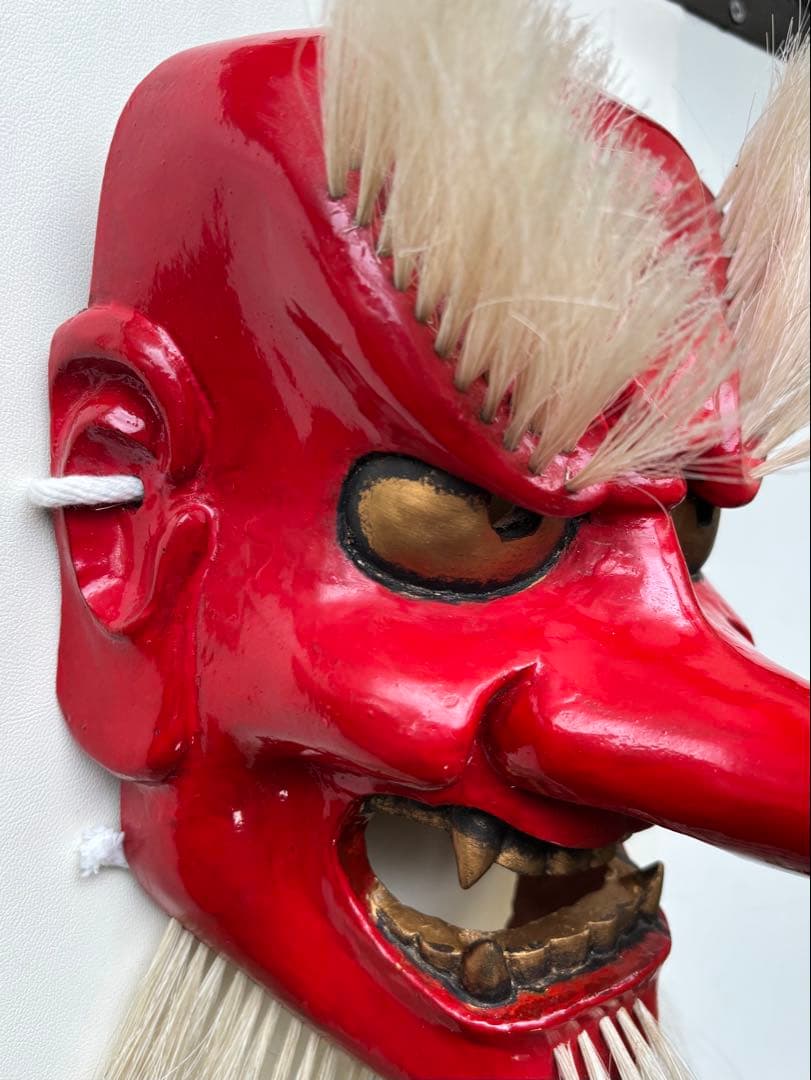 能面　神楽面　面　作家物　民芸