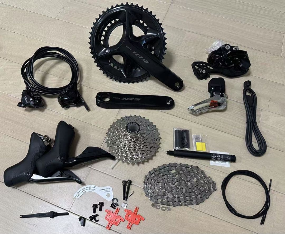 SHIMANOシマノ R7170 105 電動Di2グループセット165