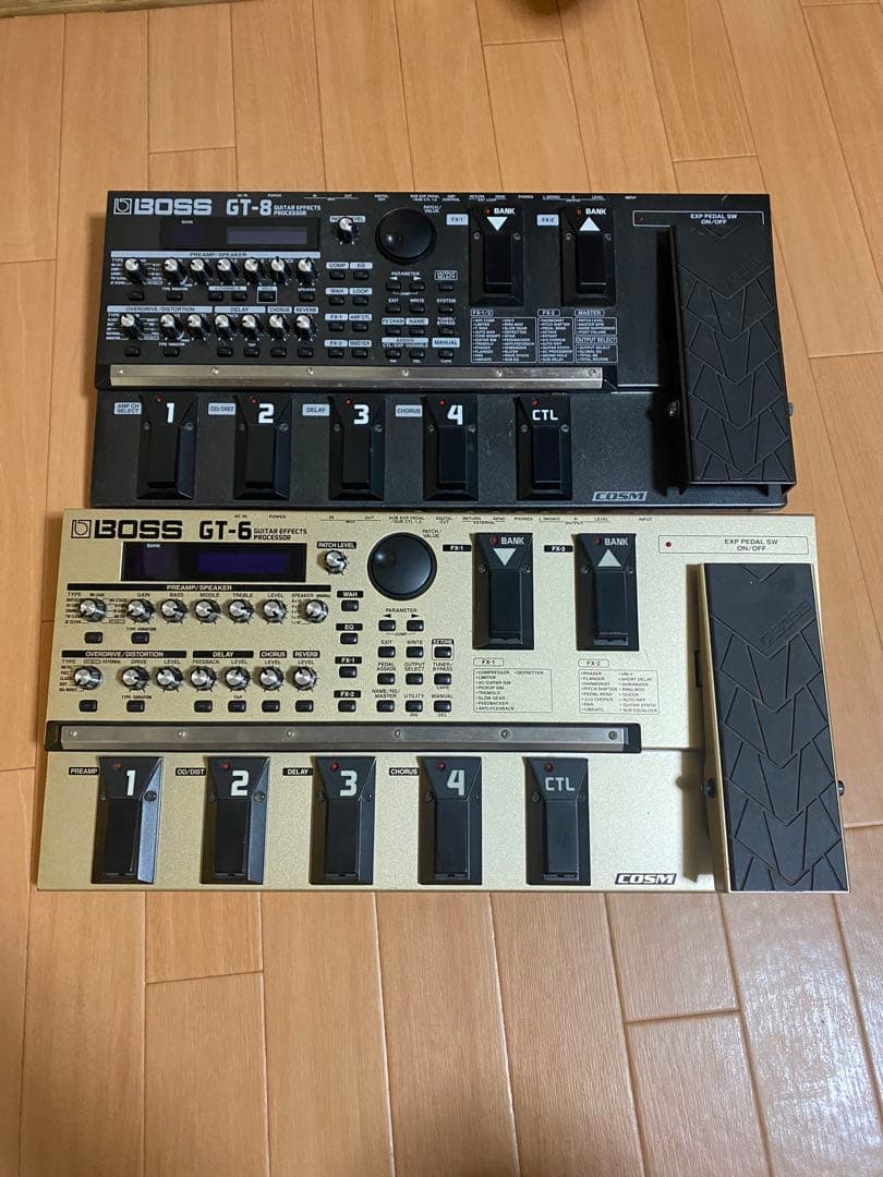 BOSS GT-8 & GT-6 マルチエフェクターセット