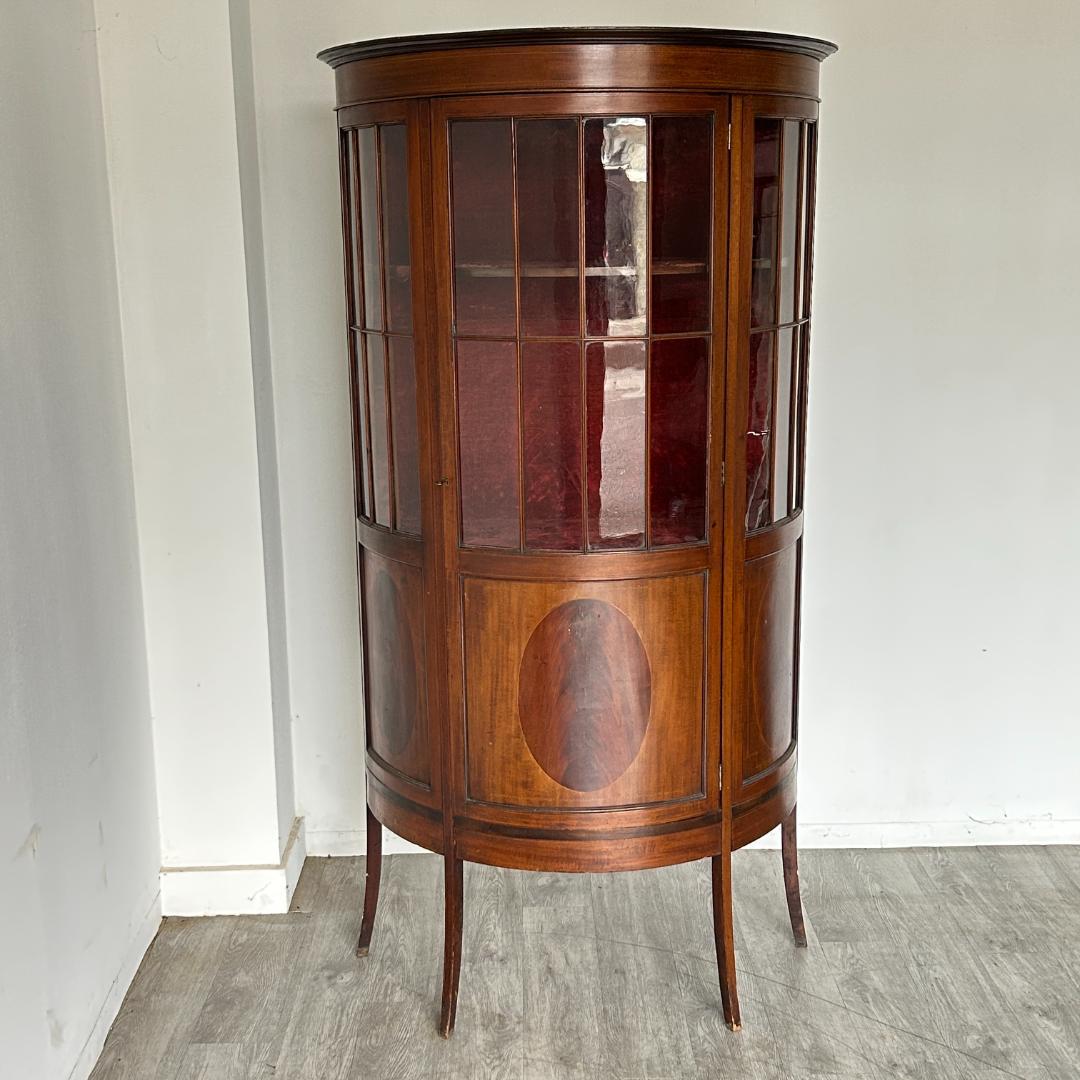 イギリス アンティーク家具 ディスプレイ キャビネット 1930年頃 776A