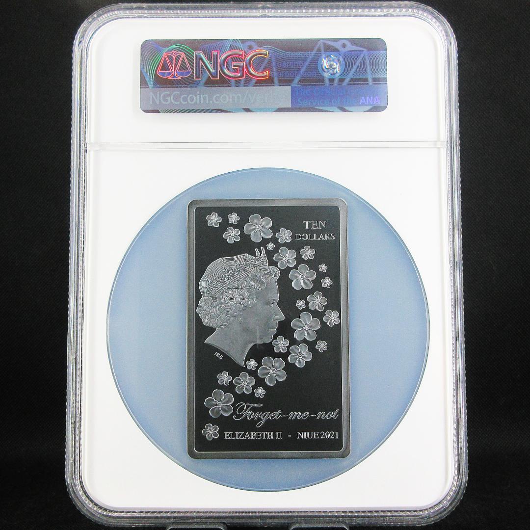 2021 ニウエ ５オンス銀貨 ダイアナ NGC ダイヤモンド モダン 