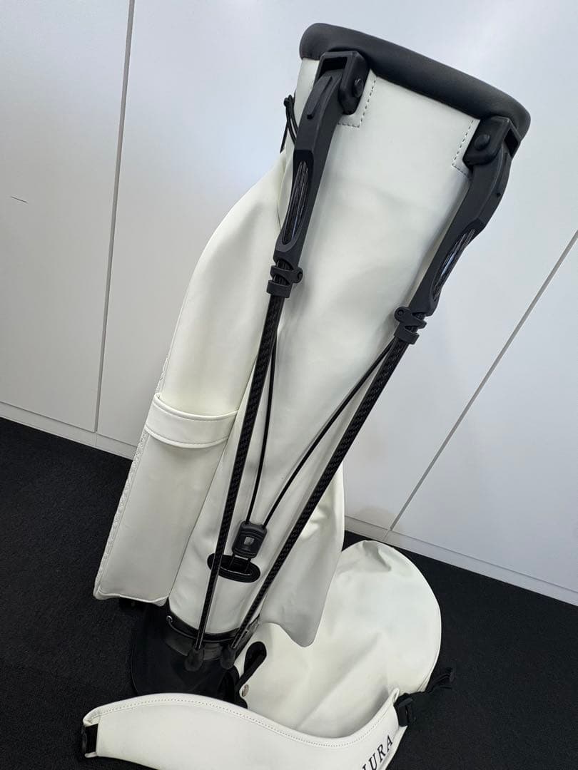 三浦技研　MIURA ホワイト キャディバッグ vessel