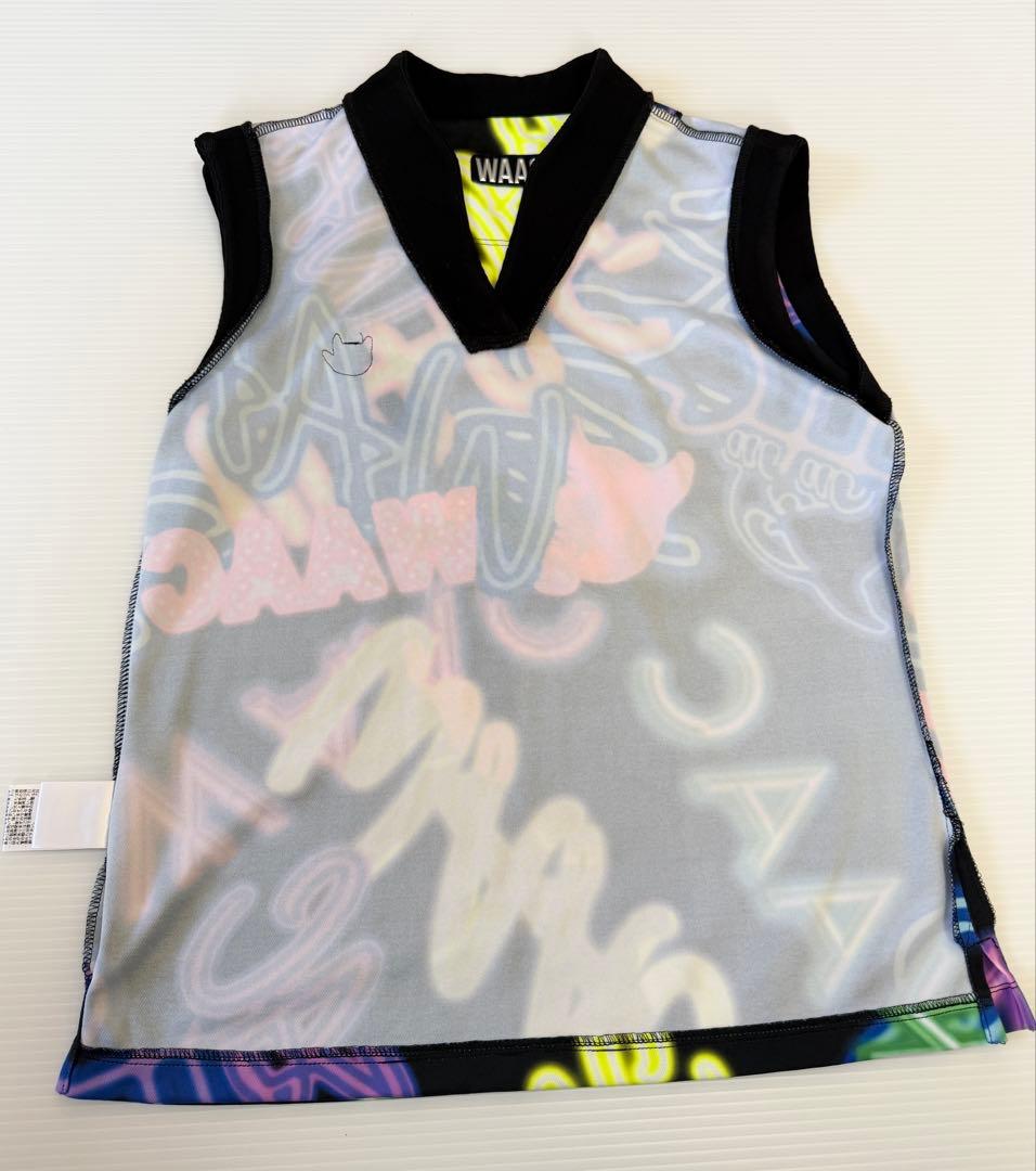 WAAC ゴルフウェア ノースリーブ カラフル サイズ3 レディース