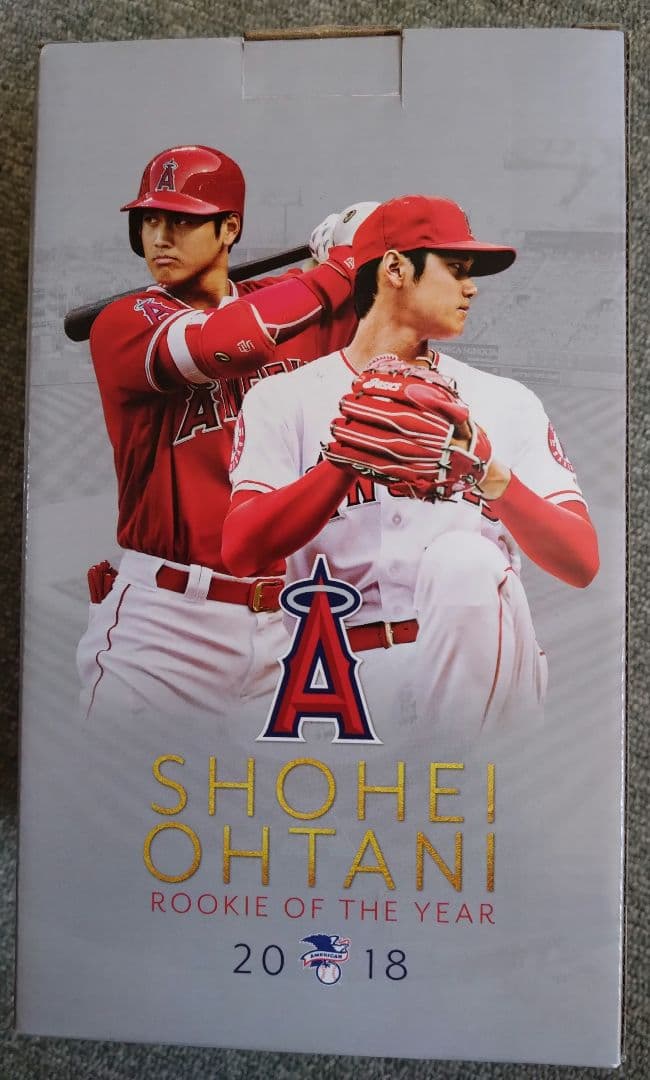 大谷翔平 ボブルヘッドフィギュア ルーキーオブザイヤー2018 エンゼルス 限定
