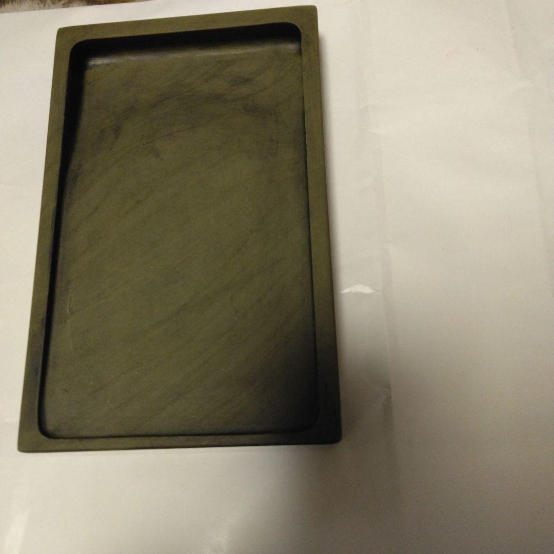 中国端渓 緑端渓 加厚淌池硯 9.1寸