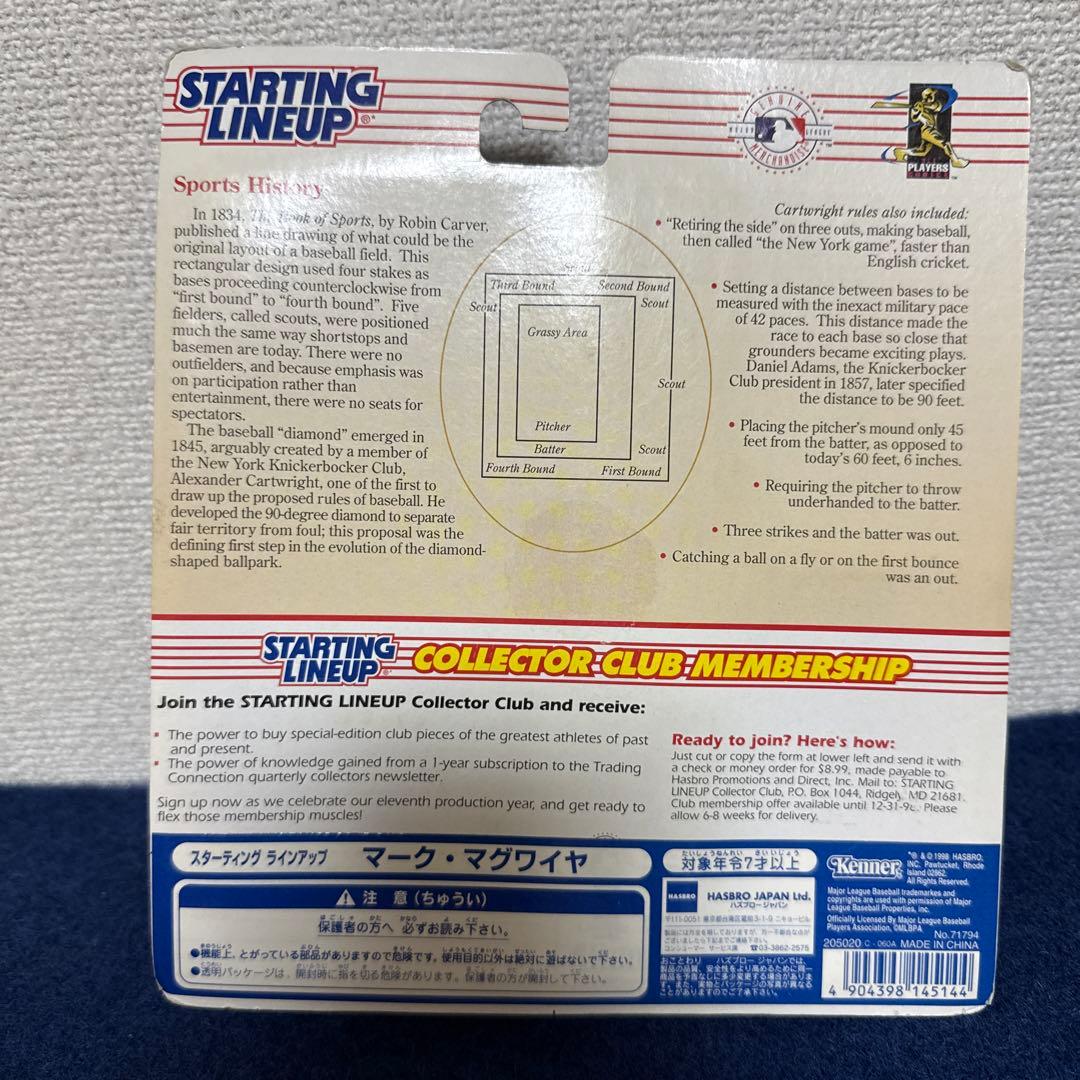 マクファーレンフィギュア マーク・ワグワイヤ1998EDITIONカード付き希少