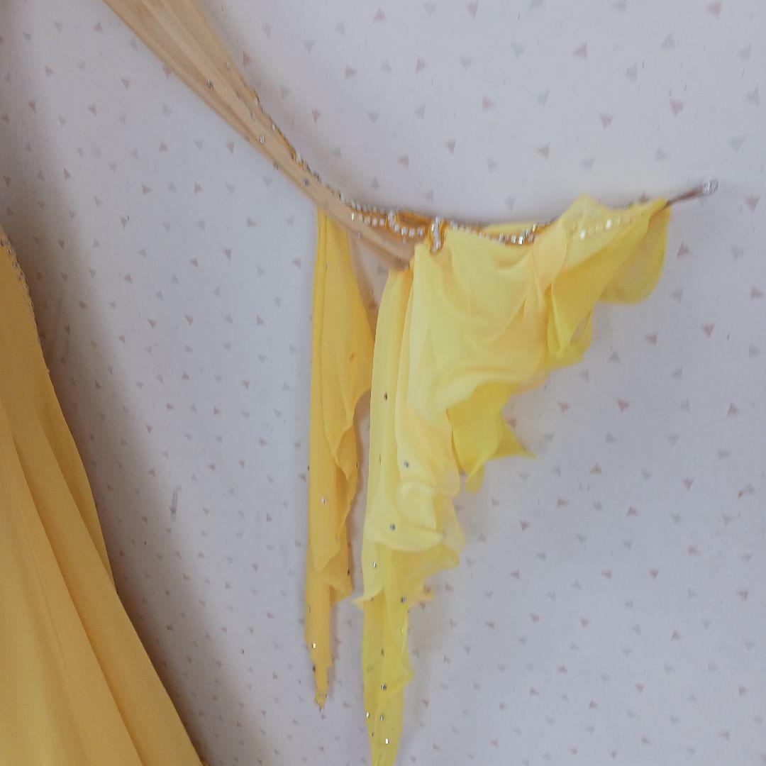 社交ダンス用イエロードレス