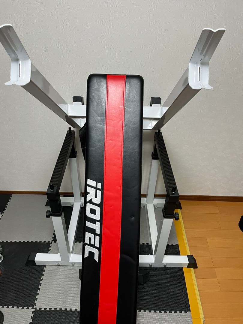 IROTECトレーニングベンチとセーフティラックセット❗️引取のみ‼️