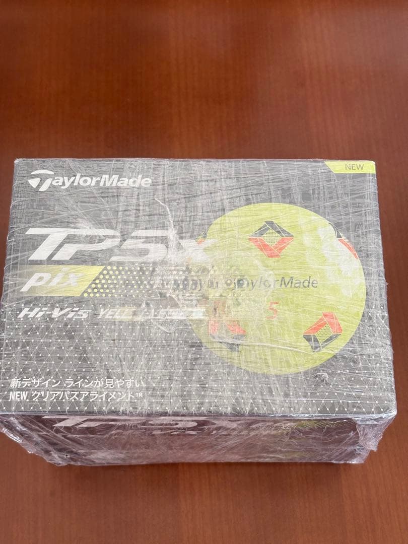 【安定性の飛距離】テーラーメイド TP5 ボール TP5x pix 3箱　黄色