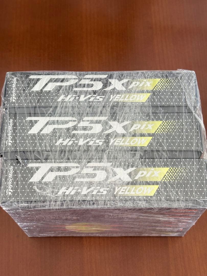 【安定性の飛距離】テーラーメイド TP5 ボール TP5x pix 3箱　黄色