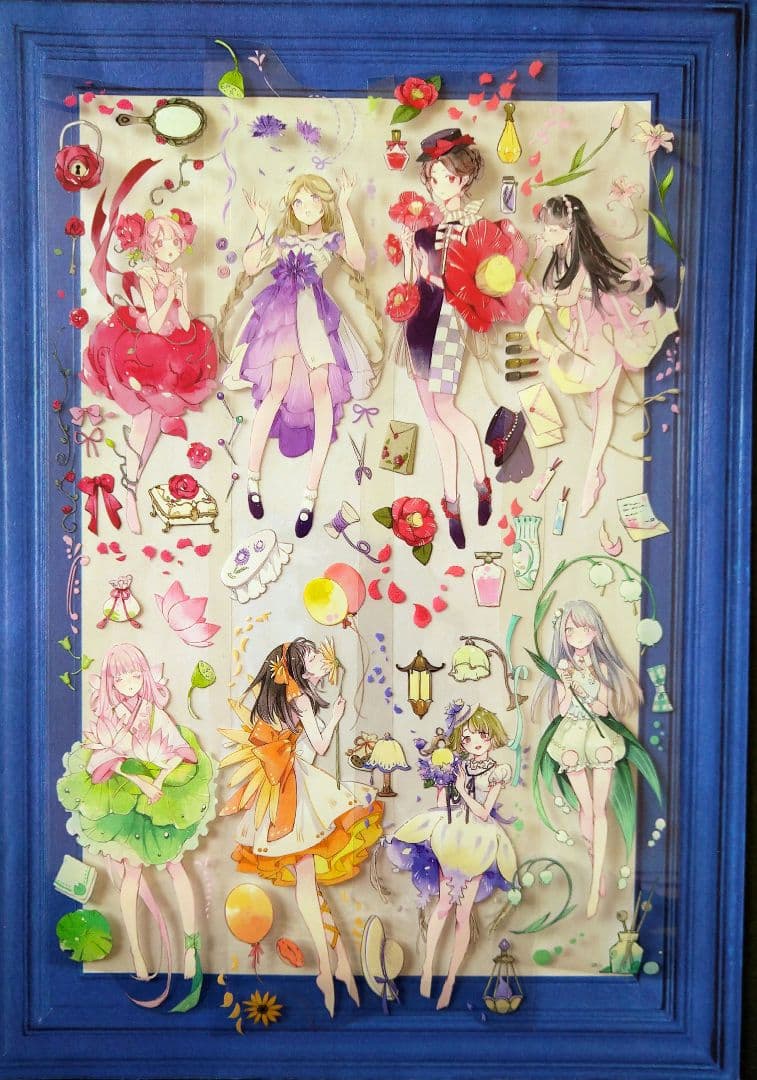 J68＃凋零誕生(PET) 当季限定切り売り海外人物マステ女の子