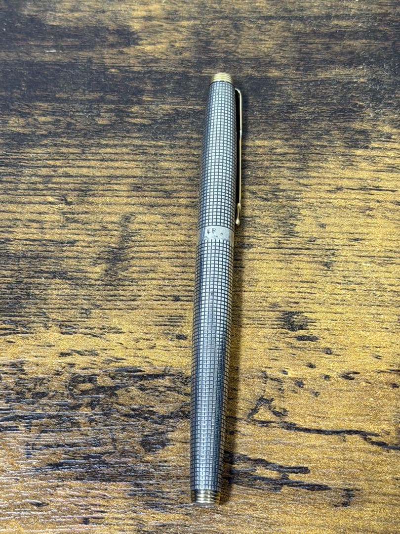 筆記確認＆洗浄済　パーカー　75 万年筆　スターリングシルバー　XF