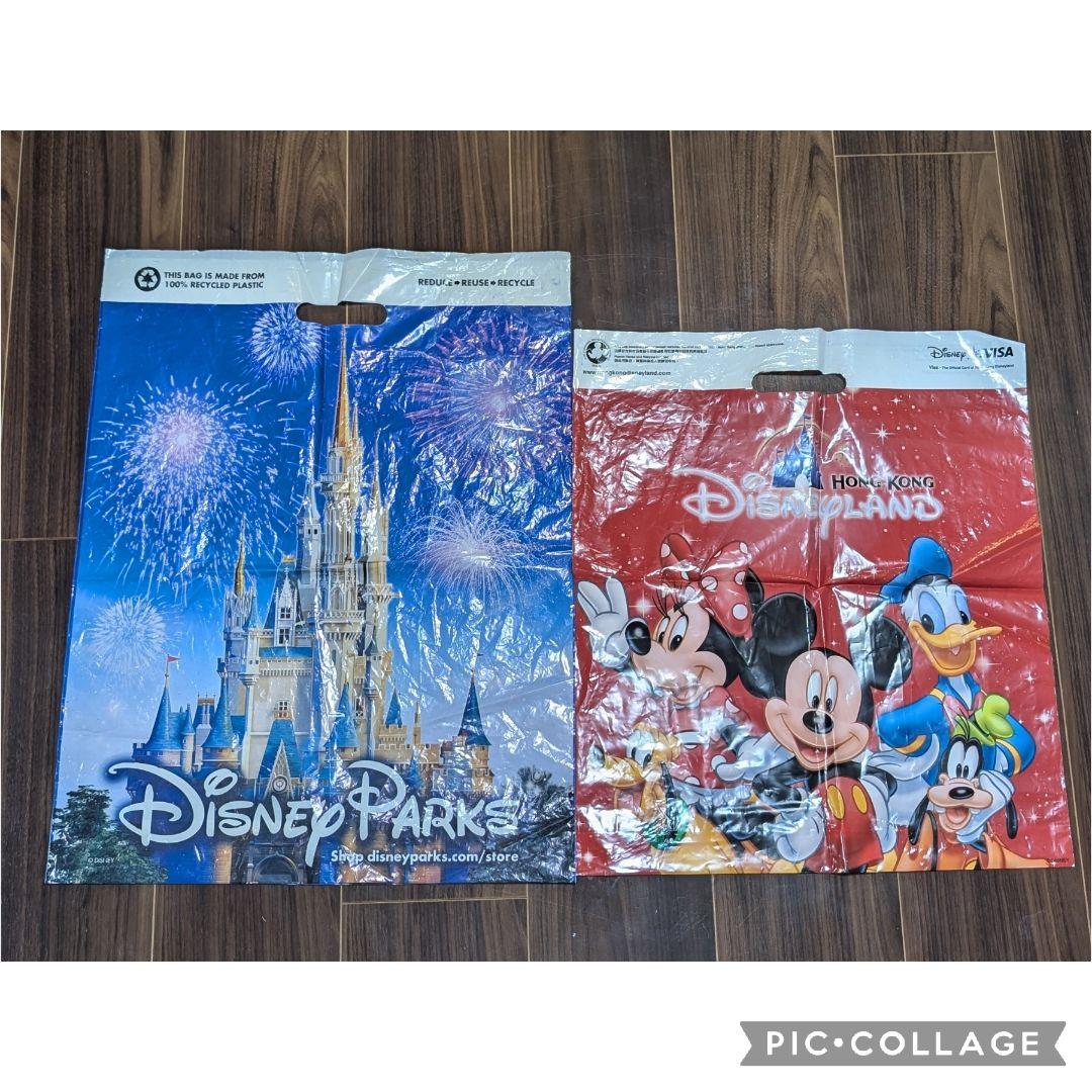 アナハイム カリフォルニア ディズニー70周年ミッキービニールバッグ