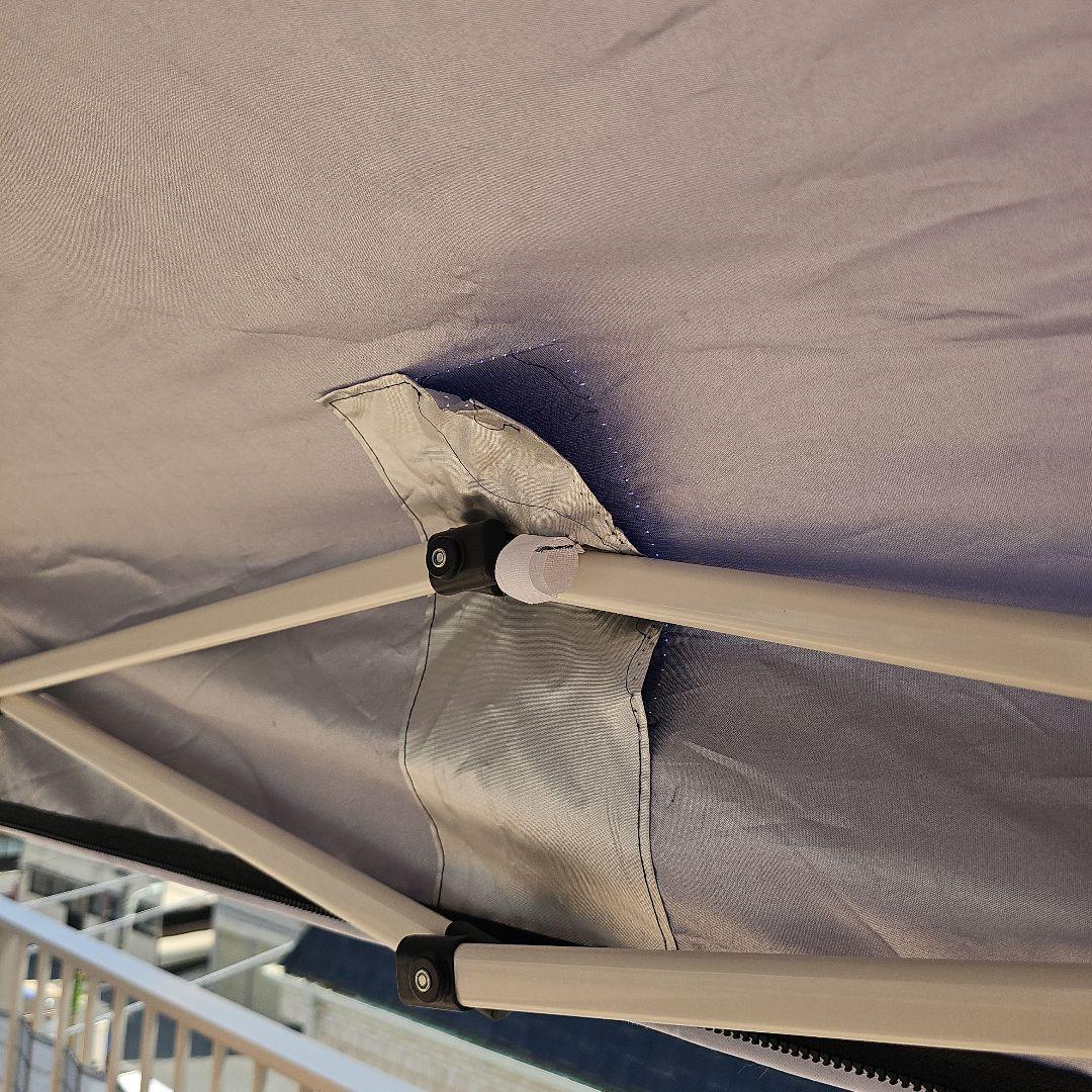 ★FIELDOOR ワンタッチタープテント 3.0x3.0m 強化版 スチール