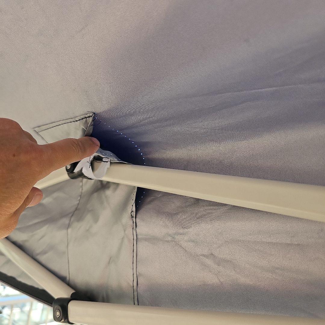 ★FIELDOOR ワンタッチタープテント 3.0x3.0m 強化版 スチール