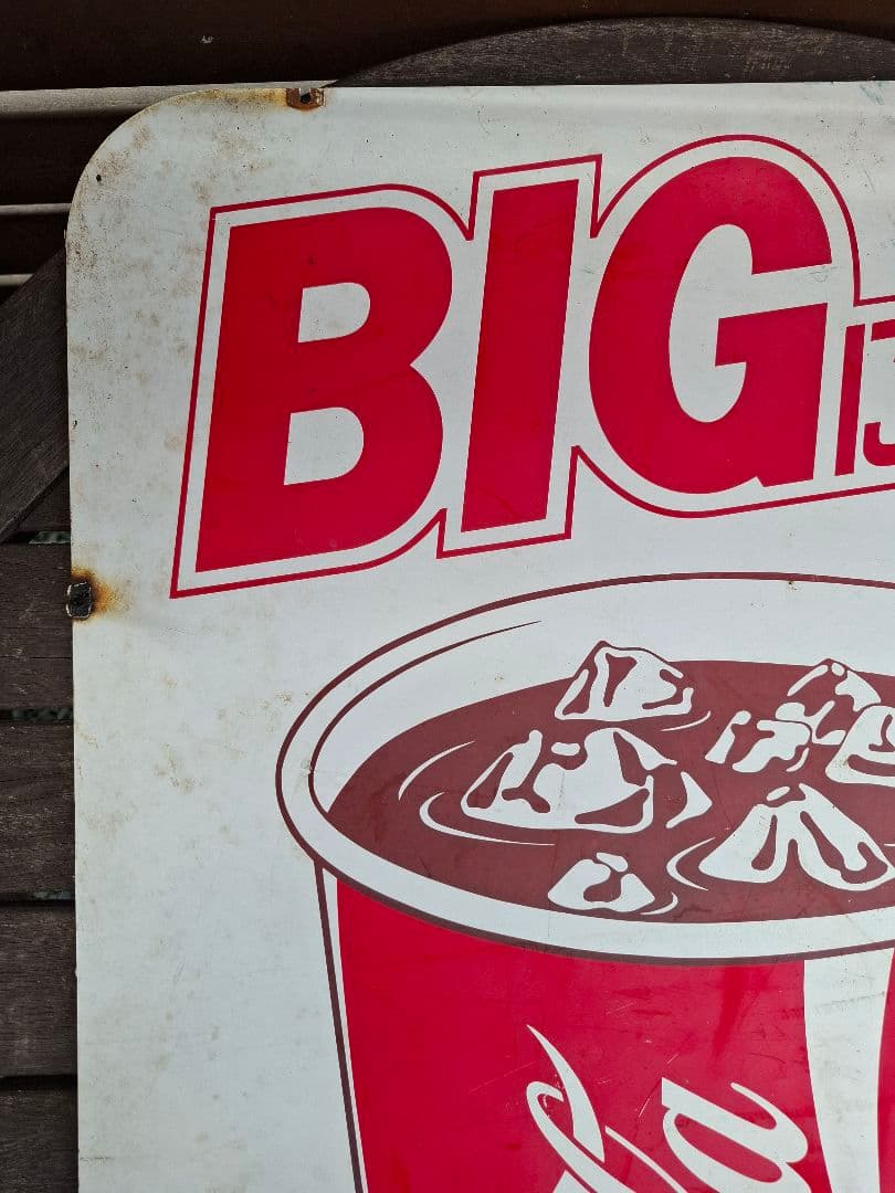 Coca-Cola コーラ ビッグカップ看板 昭和レトロ