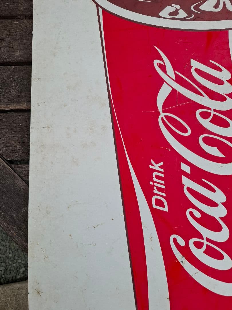Coca-Cola コーラ ビッグカップ看板 昭和レトロ