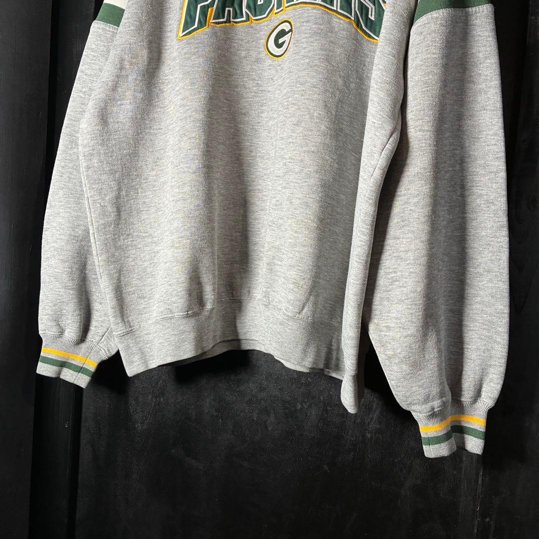 NFL GREEN BAY PACKERS スウェット　パッカーズ　グレー　L