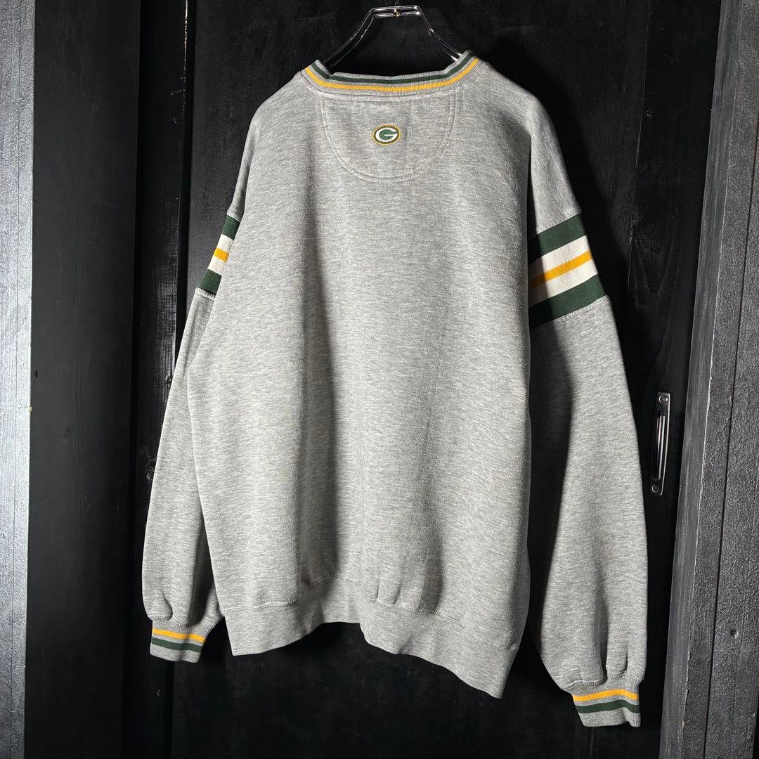 NFL GREEN BAY PACKERS スウェット　パッカーズ　グレー　L