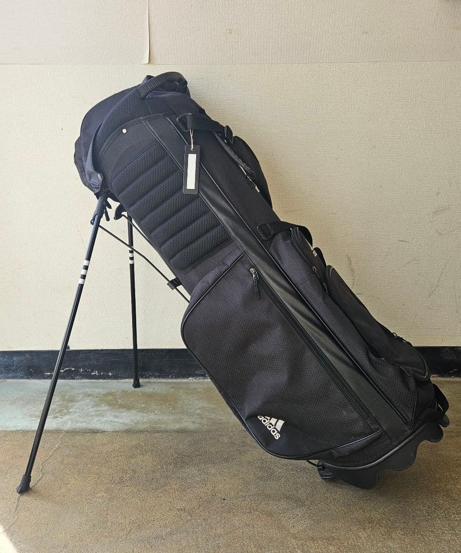 adidas スタンド式ゴルフバッグ ブラック