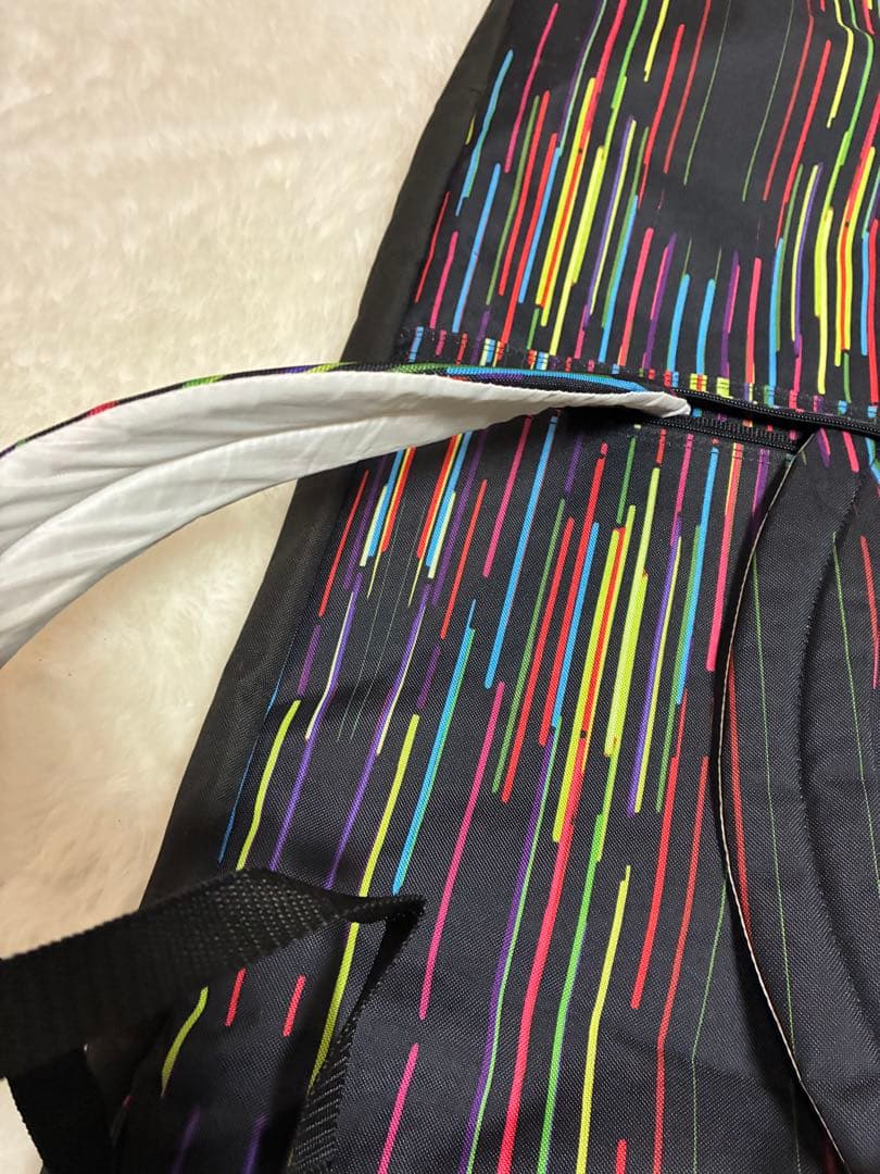 【未使用に近い】バートン　ボードケース　カラフルストライプ　156