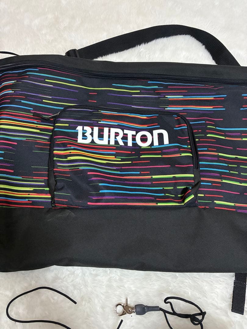 【未使用に近い】バートン　ボードケース　カラフルストライプ　156