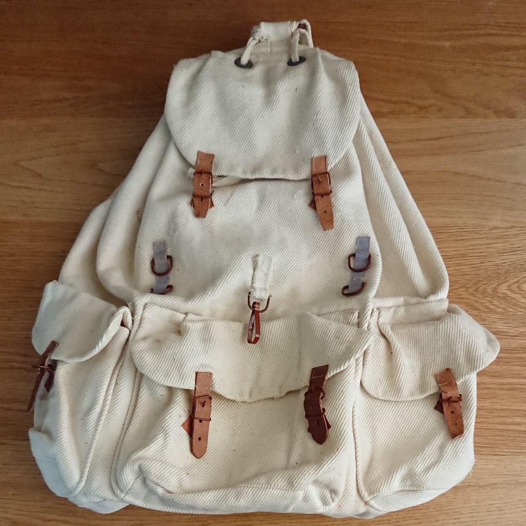 昭和(戦時中)帆布リュック