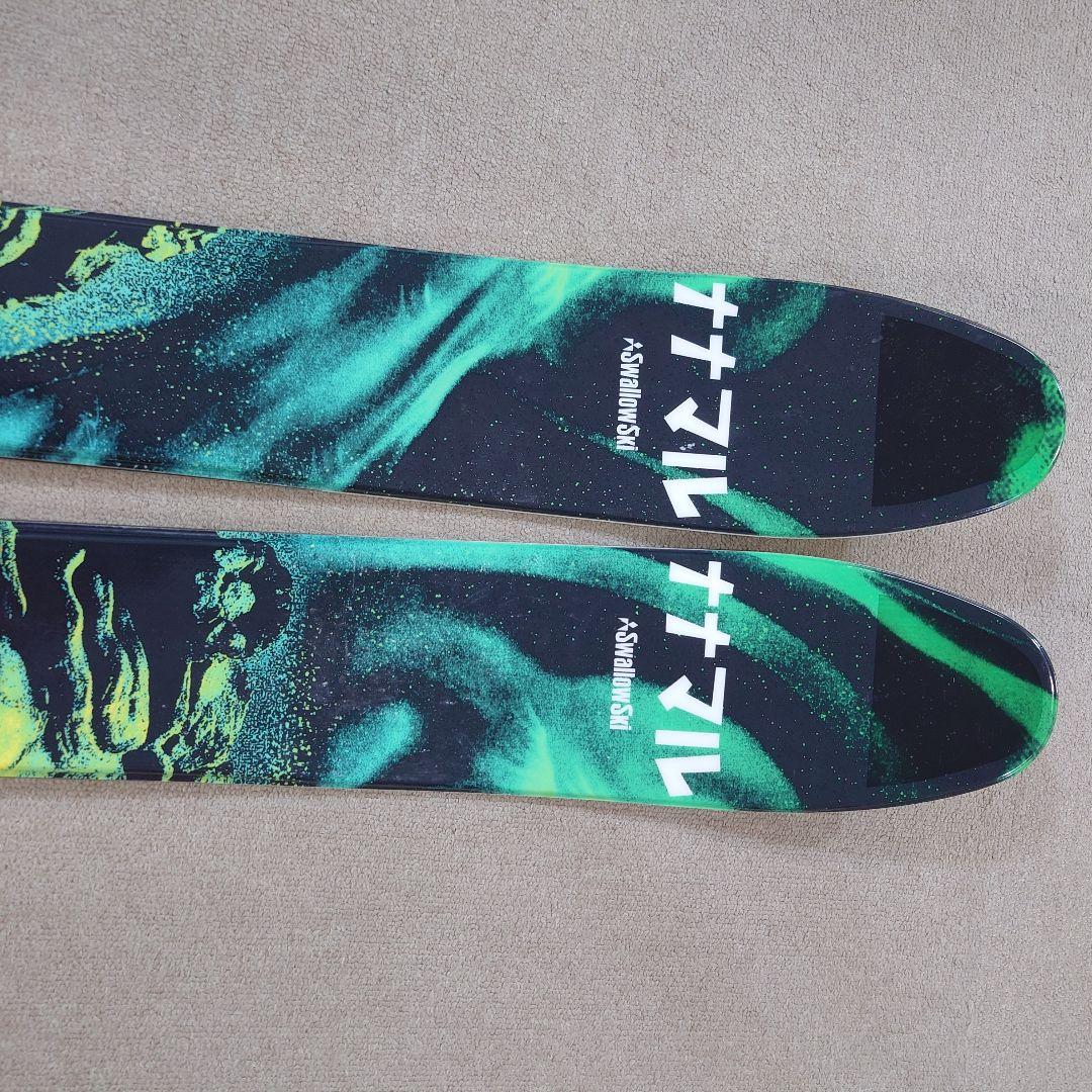 【訳あり】使用頻度少ないです。パウダーswallowスキー173cmスキー板のみ