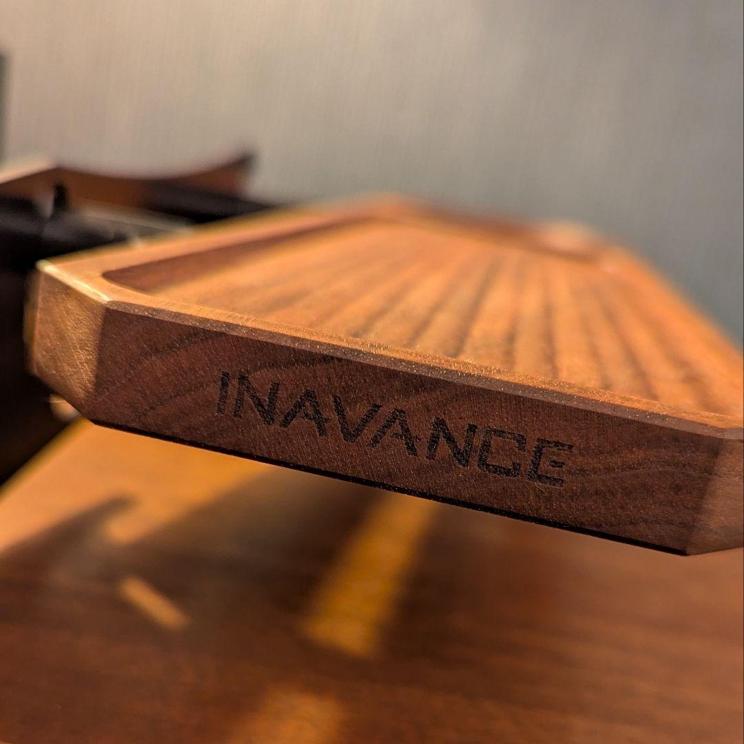 INAVANCE ウォールナット ワンズテーブル アルマイト ブラック