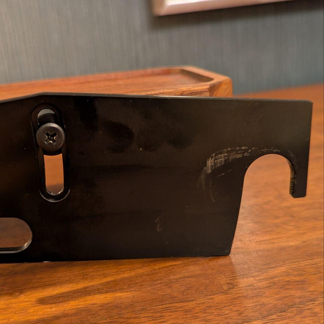 INAVANCE ウォールナット ワンズテーブル アルマイト ブラック