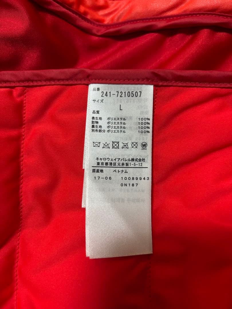 【未使用品】キャロウェイCallaway　ゴルフダウンジャケット レッド　Ｌ