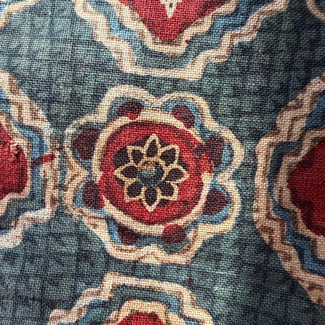 アンティーク　インド　更紗