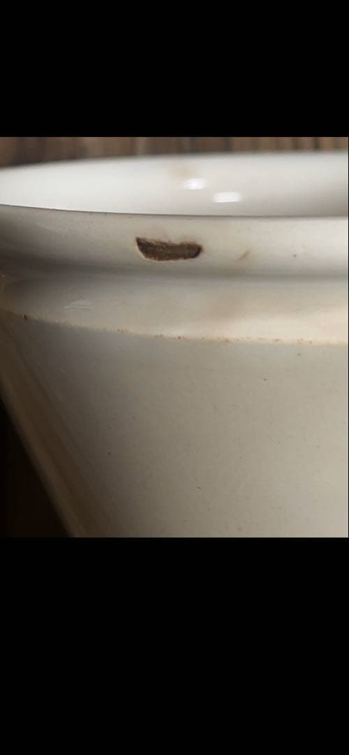 ヴィエイヤールボルドー窯　アンティーク　ジャムポット