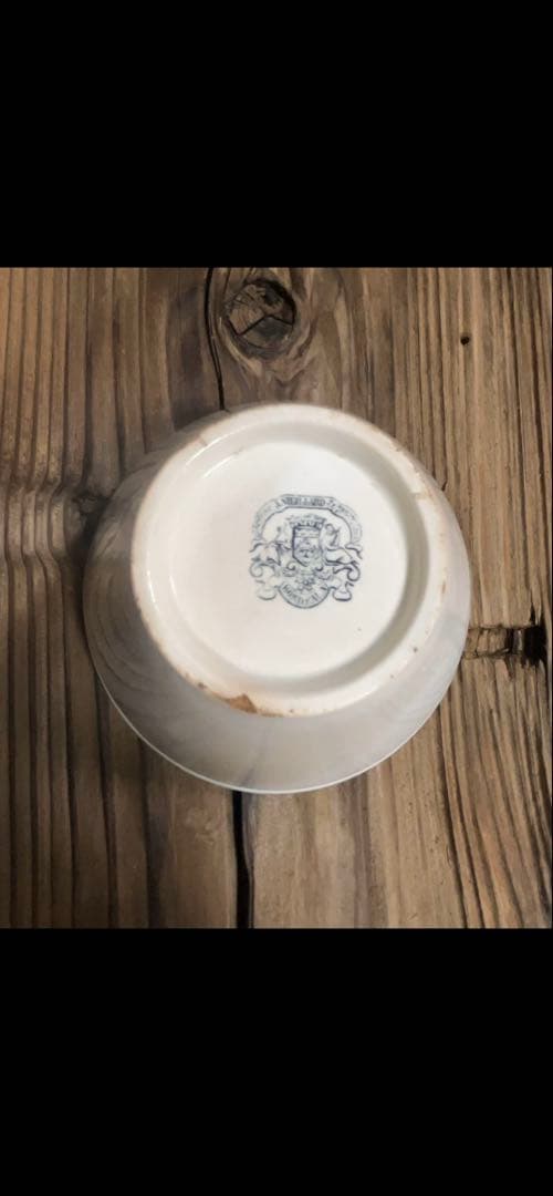 ヴィエイヤールボルドー窯　アンティーク　ジャムポット