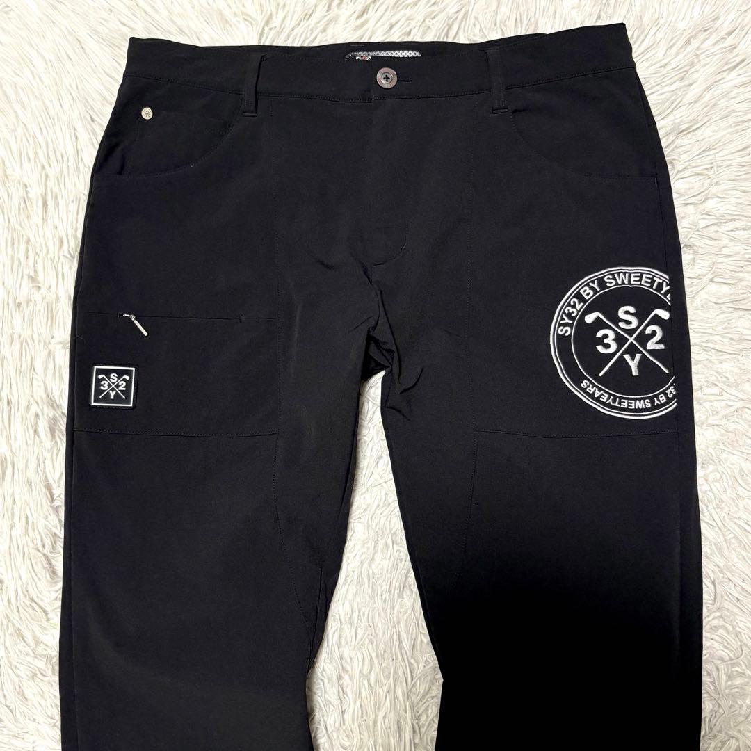 極々美品✨SY32 by SWEET YEARS ゴルフ用ストレッチパンツ　XL