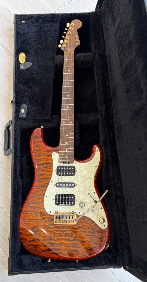 ギター SCHECTER ST-V CTM-SB VTR BRSB