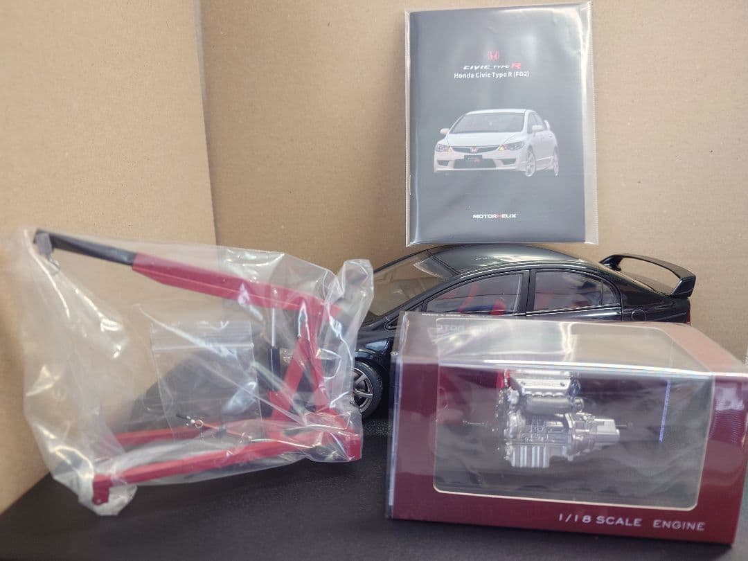 モーターヘリックス　1/18　シビックタイプR　FD2