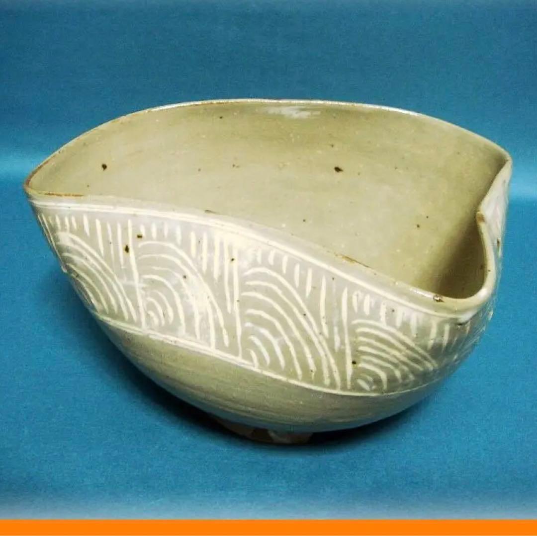 252『唐津 大きく歪んでいる鉢』　/骨董品 古美術 アンティーク 古玩