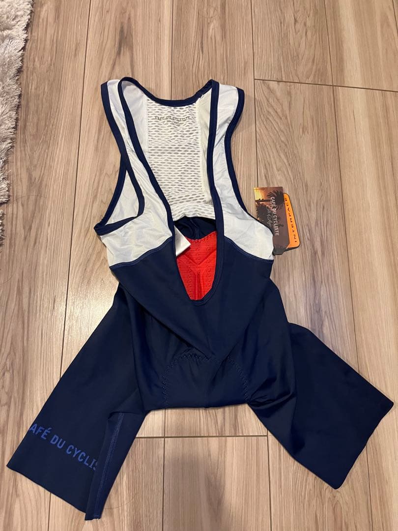 CAFE DU CYCLISTE ネイビー ビブタイツ