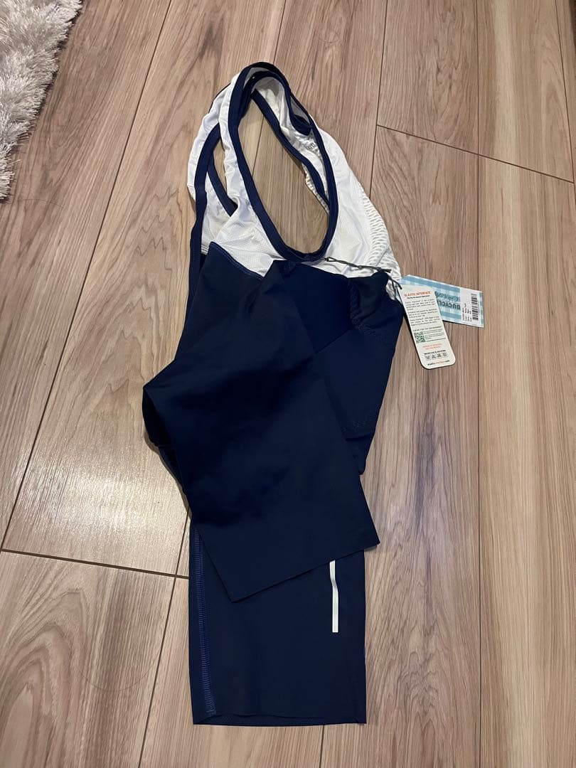 CAFE DU CYCLISTE ネイビー ビブタイツ