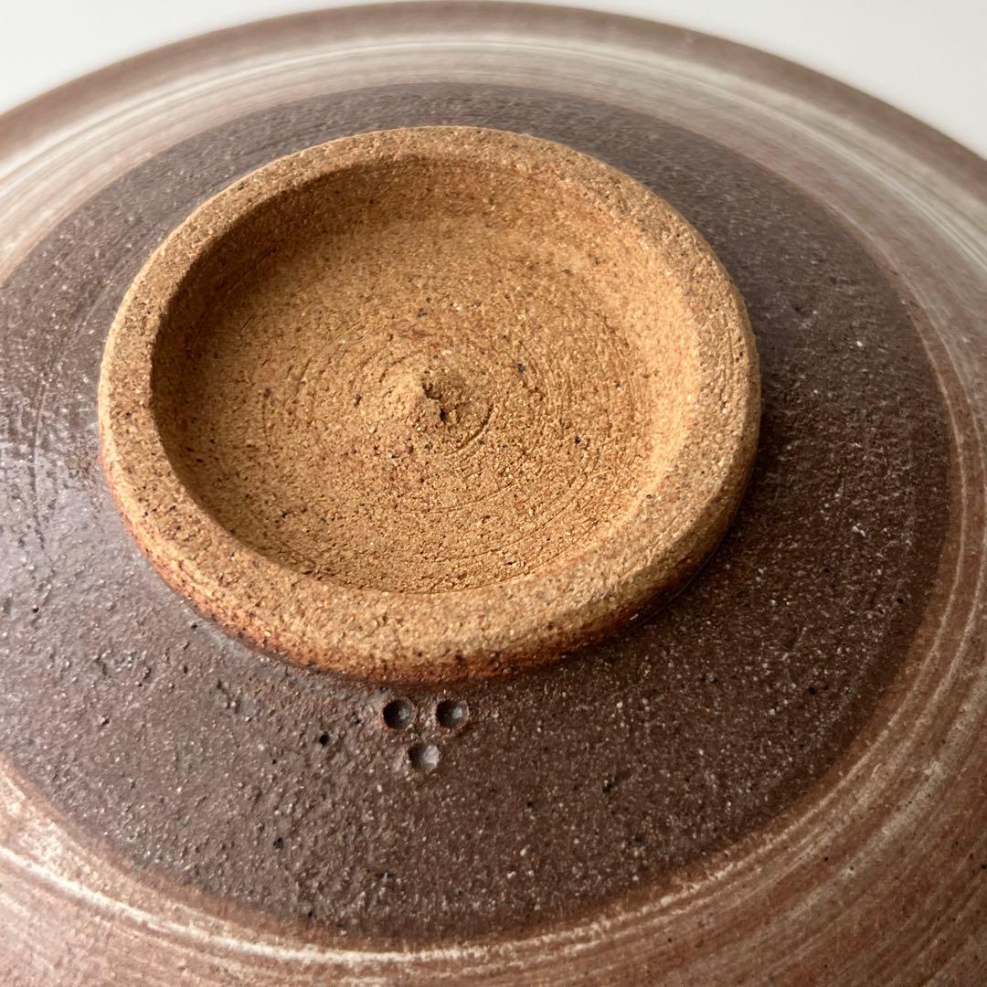 中里太郎右衛門窯　絵唐津額皿　「沢瀉、鷺」　美品