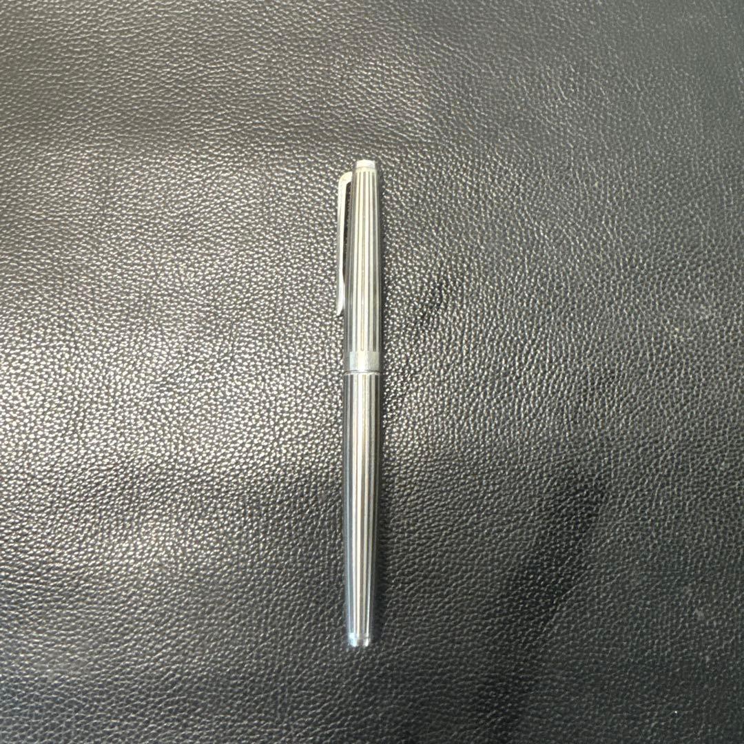 SAILOR シルバー万年筆 ストライプデザイン18KWG