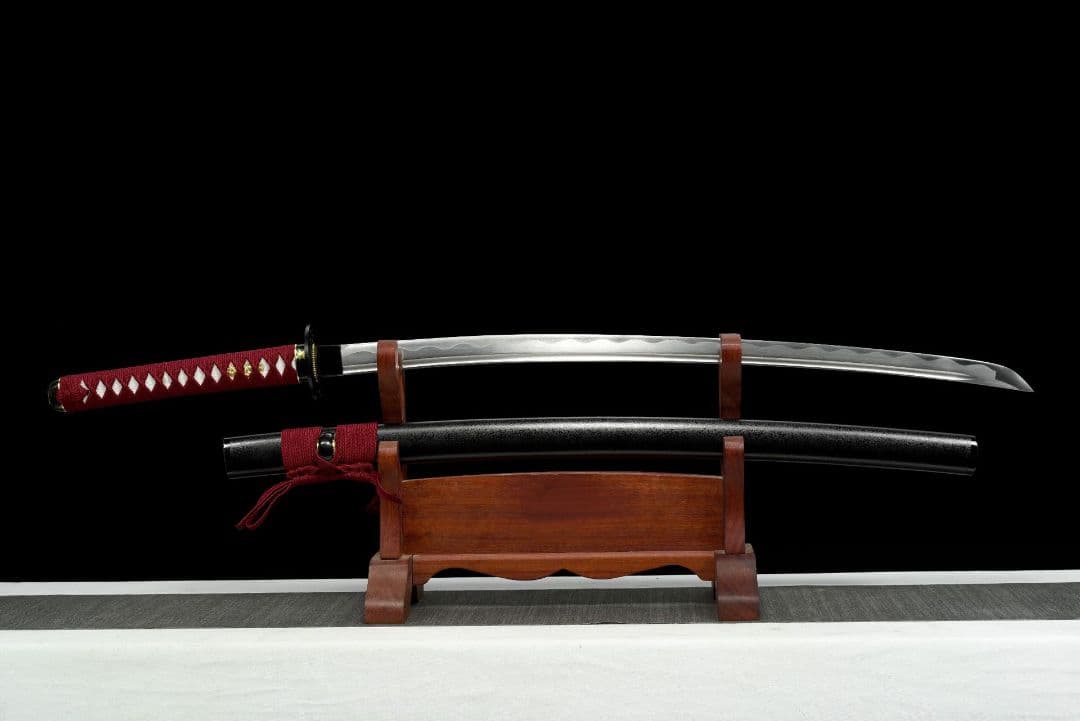 5241-武具 刀装具 日本刀　模造刀 居合刀 武士道 武蔵 鑑賞用 手鍛造打