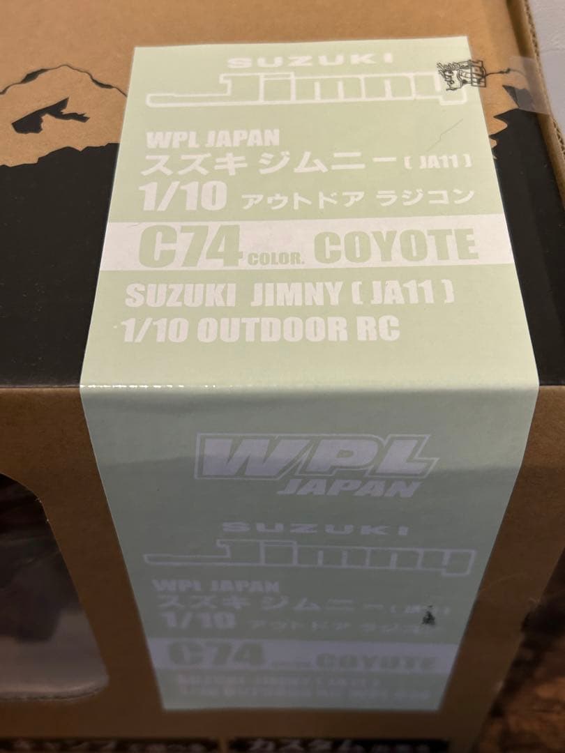 SUZUKI＊ジムニー1/10アウトドアラジコンC74/COYOTE未開封