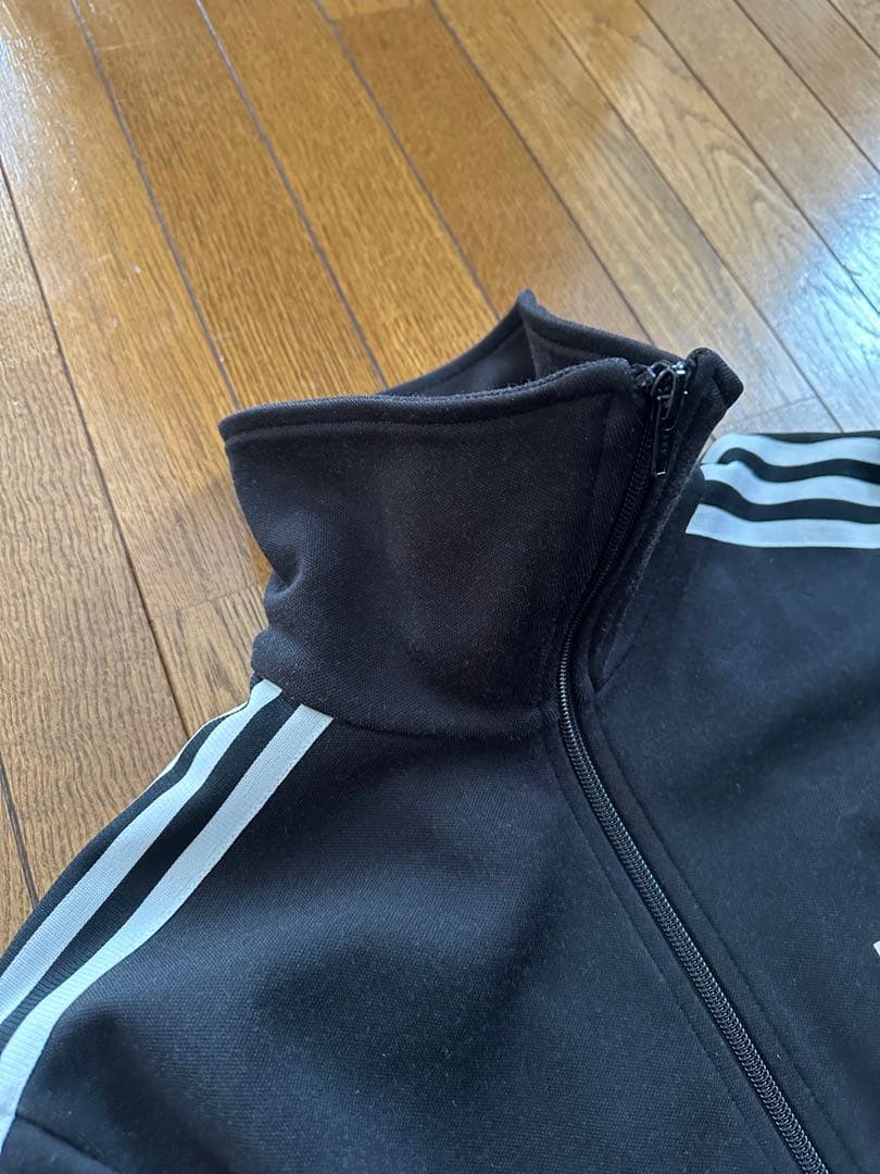 【S】アディダス トレフォイル ジャージ上下 セットアップ 非売品缶バッジ付