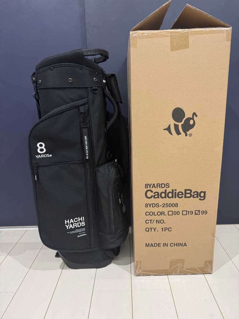HACHI YARDS Caddie Bag 8 YARDS ブラック