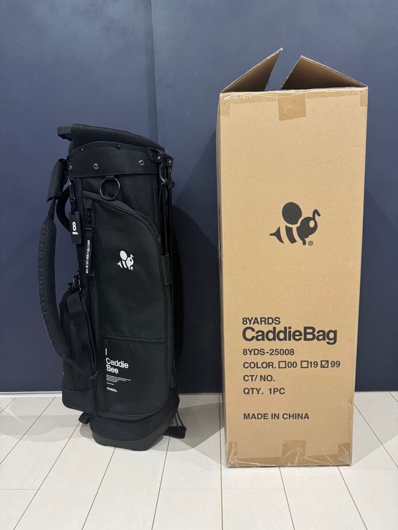 HACHI YARDS Caddie Bag 8 YARDS ブラック