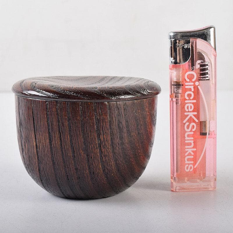 茶道具　桐製内金溜　棗　茶器　仕覆・時代箱付　V　R8643